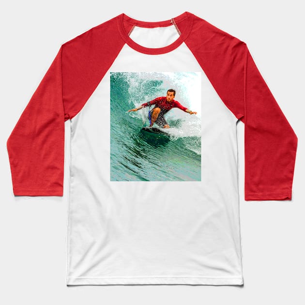 Ahead of the Wave Baseball T-Shirt by learntobbq